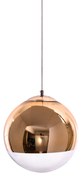 Φωτιστικό Οροφής  SE3130-1-GO ALESSIA PENDANT GOLD-CLEAR GLASS Δ1 - 51W - 100W - 77-3708