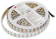 Adeleq Ταινία LED Λευκή Αυτοκόλλητη 5m 24VDC 5050 24W Και 180LED Ανά Μέτρο IP20 RGB 30-34024249