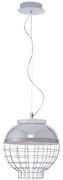 Φωτιστικό Οροφής 414LRC1933 Φ30x120cm Led 945lm 9W 3000K Chrome Opviq