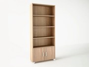 Βιβλιοθήκη σε χρώμα δρυς 75x30x180  SB 12-DRYS