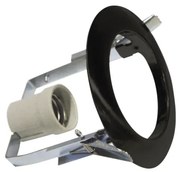 Σποτ Φωτιστικό Οροφής Χωνευτό RAL IP20 ACA-AC.045R80BMS-Μαύρο AC.045R80BMS