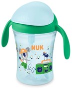 Παγουράκι Παιδικό Motion Cup 10255639 230ml Με Καλαμάκι Green Nuk 230ml Plastic