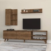 Σύνθεση τηλεόρασης Orion Megapap χρώμα καρυδί 180x35x47εκ.