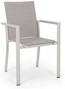 Καρέκλα Με Μπράτσα Konnor Rastin Γκρι 56,2x60x88εκ. - Γκρι