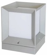 Επιδαπέδιο Φωτιστικό Κολονάκι E27 IP44 Ασημί 7707 Spotlight 7707 Ασημί