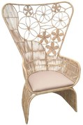 Πολυθρόνα Jake 314-000005 110x82x145cm Beige-Natural