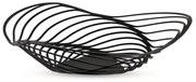 Φρουτιέρα Trinity ACO03 B Φ33x8cm Μεταλλική Black Alessi Metal