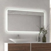 Καθρέπτης Μπάνιου Με Φωτισμό Led Adel 120x80cm Clear Karag Γυαλί