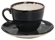 Φλυτζάνι Καφέ 220ml + Πιατάκι Espiel Terra Grey TLG111K6