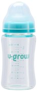 U-Grow UG0-05BS180 Γυάλινο Μπιμπερό 180 Ml + 2 Επιπλέον Θηλές