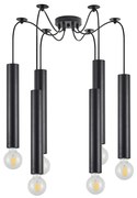 Φωτιστικό Οροφής  SE21-BL-5-BL6 ADEPT TUBE BLACK Black Pendant+ - 51W - 100W - 77-8669