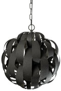 Φωτιστικό Οροφής Μεταλλικό Μαύρο 50x50x53εκ. Zen Collection 25.16.51593