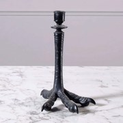Κηροπήγιο Πόδι Πάπιας 0010-3 13x25,5x25cm Black Supergreens Πολυρεσίνη