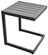 Βοηθητικό Τραπεζάκι CORTE Μαύρο Μέταλλο 35x35x41cm