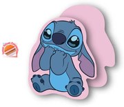 Διακοσμητικό Μαξιλάρι Βελουτέ (14x14.5) Dimcol Stitch 188 Pink