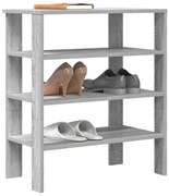 Ράφι παπουτσιών vidaXL Γκρι Sonoma 61x32x70 cm Κατασκευασμένο ξύλο