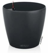 Βάζο Λουλουδιών Lechuza Γκρι πολυπροπυλένιο Στρόγγυλο