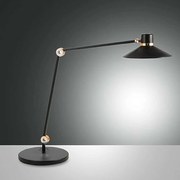 Φωτιστικό Γραφείου Panarea 3675-30-101 10W Led 78x85cm Black Fabas Luce