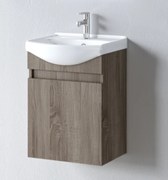 Πάγκος SIENA SONOMA DARK 45 Πάγκος 41x25x60cm, Νιπτήρας 45x36cm S3BSI045SD0