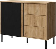 Μπουφές Mia V-Fusiko-Mavro - 100.00Χ41.00Χ80.00cm
