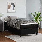 vidaXL Πλαίσιο Κρεβατιού Boxspring Μαύρο 80 x 200 εκ. Συνθετικό Δέρμα