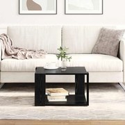 vidaXL Τραπεζάκι σαλονιού Μαύρη δρυς 51.5 x 51.5 x 30 εκ