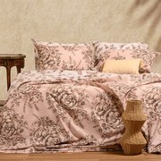 Σεντόνια Μονά (Σετ) Melinen Ultra Line Zane Beige Σομόν ΜΕ ΛΑΣΤΙΧΟ 100x200+32