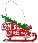Artekko Artekko Xmas Μεταλλική Διακοσμητική Πινακίδα Τοίχου (22x17x1)cm 742-2478