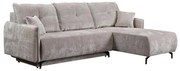 Γωνιακός Καναπές - Κρεβάτι Crown Μπέζ 248x179x81εκ 248x179x81 εκ.