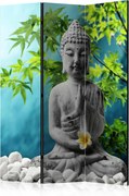 Διαχωριστικό με 3 τμήματα - Buddha: Beauty of Meditation [Room Dividers]