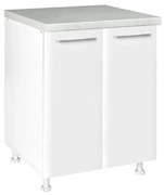 MATIS Κουζίνα In MDF D60 Άσπρο gloss MatisKD6014