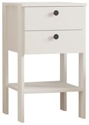 Κομοδίνο Ruzisa 835PUQ2707 44x44x75cm White