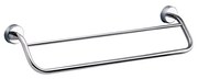 KARAG  MODERNO Πετσετοκρεμάστρα διπλή MODERNO 2252 Χρωμέ KARAG 50cm KARAG-3800201589864