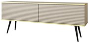 Lh-homefurniture Έπιπλο τηλεόρασης ORO_MDF Μπεζ 135x53x32cm P_ORO_STV_BZ_MDF_BL
