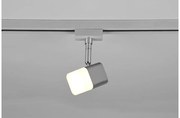 Σποτ Φωτιστικό Ράγας LED 3,5W Νίκελ Ματ Dimmable DUOline 78150107 Trio Lighting-78150107-Νίκελ Ματ 78150107