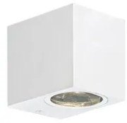 Απλίκα τοίχου εξωτερική Tilos αλουμινίου τετράγωνο Viokef-4099501-Λευκό 4099501