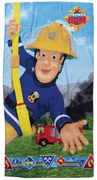 Πετσέτα Θάλασσας Παιδική 70x140 DAS KIDS SAM THE FIREMAN 5848 Μπλε-Κίτρινο