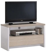 TV8 S.OAK/WHITE 80Χ40X49ΕΚ.ΕΠΙΠΛΟ