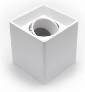 Adeleq Σποτ PC Οροφής Τετράγωνο 1xGU10 Φ96x96x100mm Λευκό 3-0960