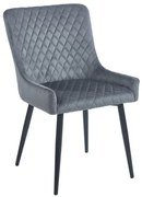 Καρέκλα Μεταλλική Vanesa 11.1625 52x55x48-85cm Grey Zita Plus
