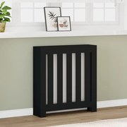 vidaXL Κάλυμμα Καλοριφέρ Μαύρο 78x20x82 εκ. από Επεξεργασμένο Ξύλο