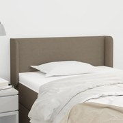 vidaXL Κεφαλάρι με Πτερύγια Taupe 83x16x78/88 εκ. Υφασμάτινο