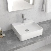 Νιπτήρας Επικαθήμενος LT 2177 42x42x12cm White Karag Πορσελάνη