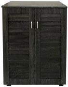 VELCO Pro Systems ΠΑΠΟΥΤΣΟΘΗΚΗ ΜΕ ΔΙΠΛΗ ΠΟΡΤΑ -5 ΡΑΦΙΑ ΑΠΟΘΗΚΕΥΣΕΙΣ- ΑΕΡΙΖΟΜΕΝΗ ΠΛΑΤΗ 68x32x84,5 εκ  ΓΚΡΙ ΟΞΙΑ velco-63-35198-30