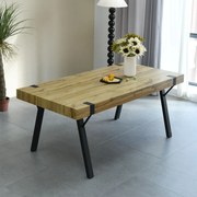 Τραπέζι Τραπεζαρίας (180x90x76) Spitishop Factus Natural