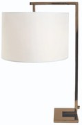 Φωτιστικό Επιτραπέζιο Dora 77-2128 40x35x68cm 1xE27 60W Brass Homelighting Μέταλλο,Ύφασμα