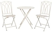 Τραπεζαρία Κήπου Gordon (Σετ 3Τμχ) 278-125-017 Beige 2 Θέσεων