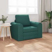 vidaXL Κρεβάτι καναπές Σκούρο πράσινο 98 x 71 x 83 εκ. ύφασμα