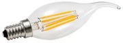Λάμπα LED Filament φλόγα Ε14 8W