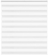 vidaXL Ζέβρα τυφλή Καφέ Πλάτος υφάσματος 120,9 εκ. Πολυεστέρας